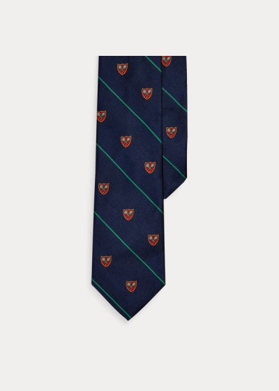 Men's Polo Ralph Lauren Tennis Silk Narrow Club Ties | 243896OAL